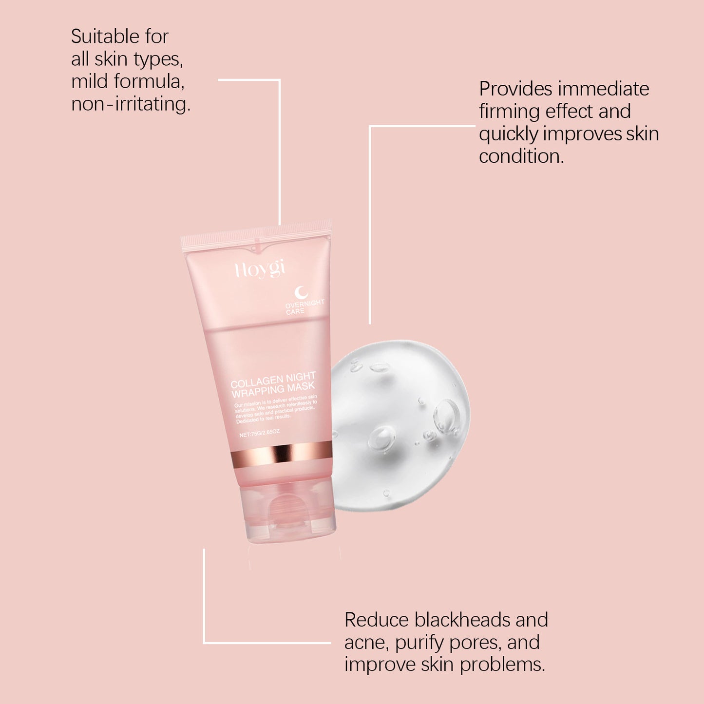 Korean Collagen Overnight Peel-Off Mask | Deep Hydration