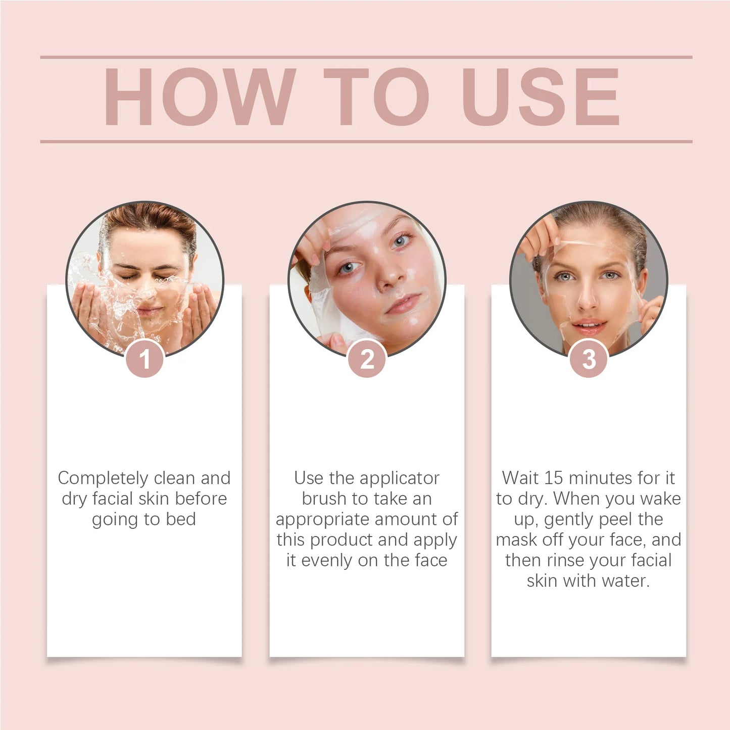Korean Collagen Overnight Peel-Off Mask | Deep Hydration