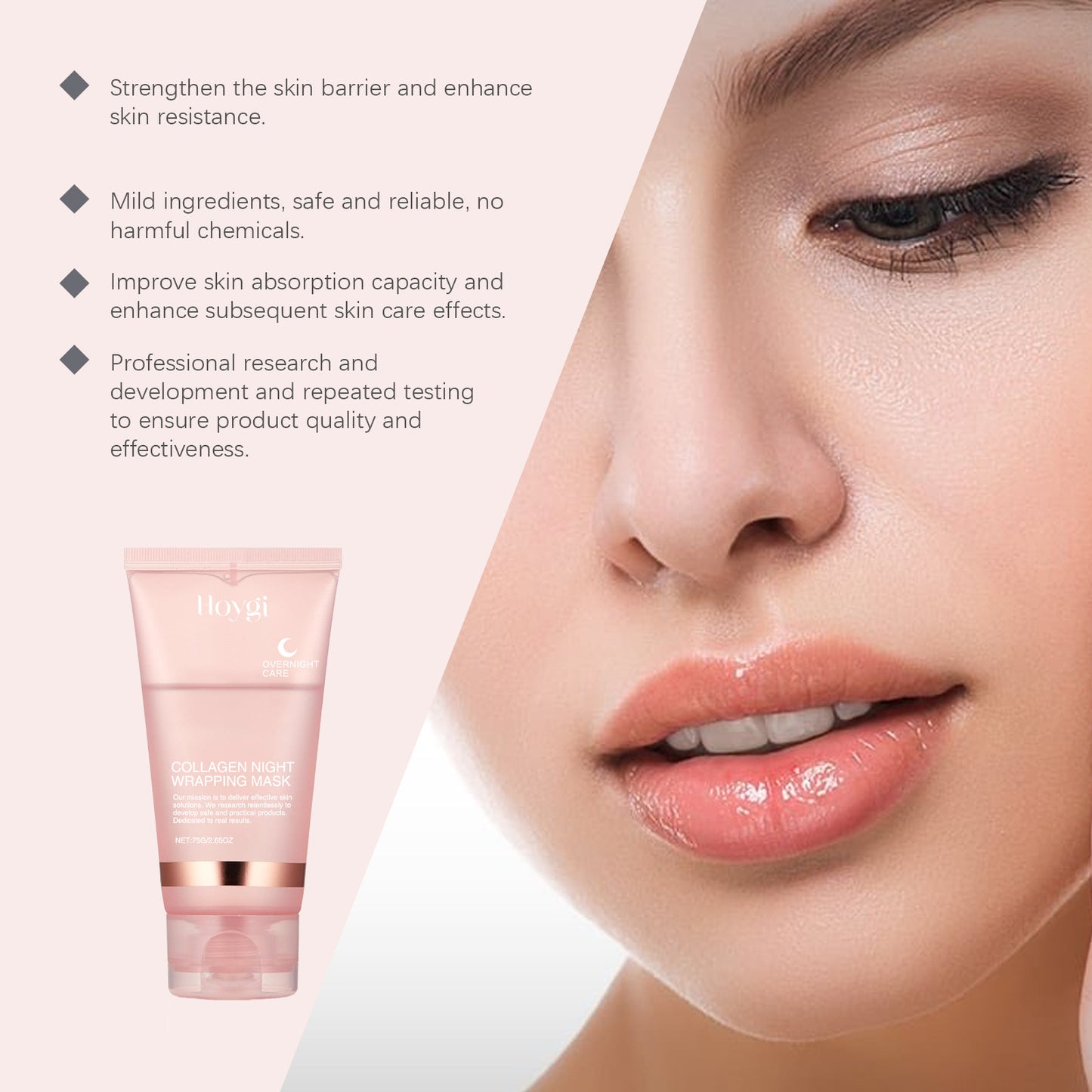 Korean Collagen Overnight Peel-Off Mask | Deep Hydration