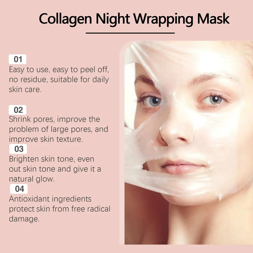 Korean Collagen Overnight Peel-Off Mask | Deep Hydration